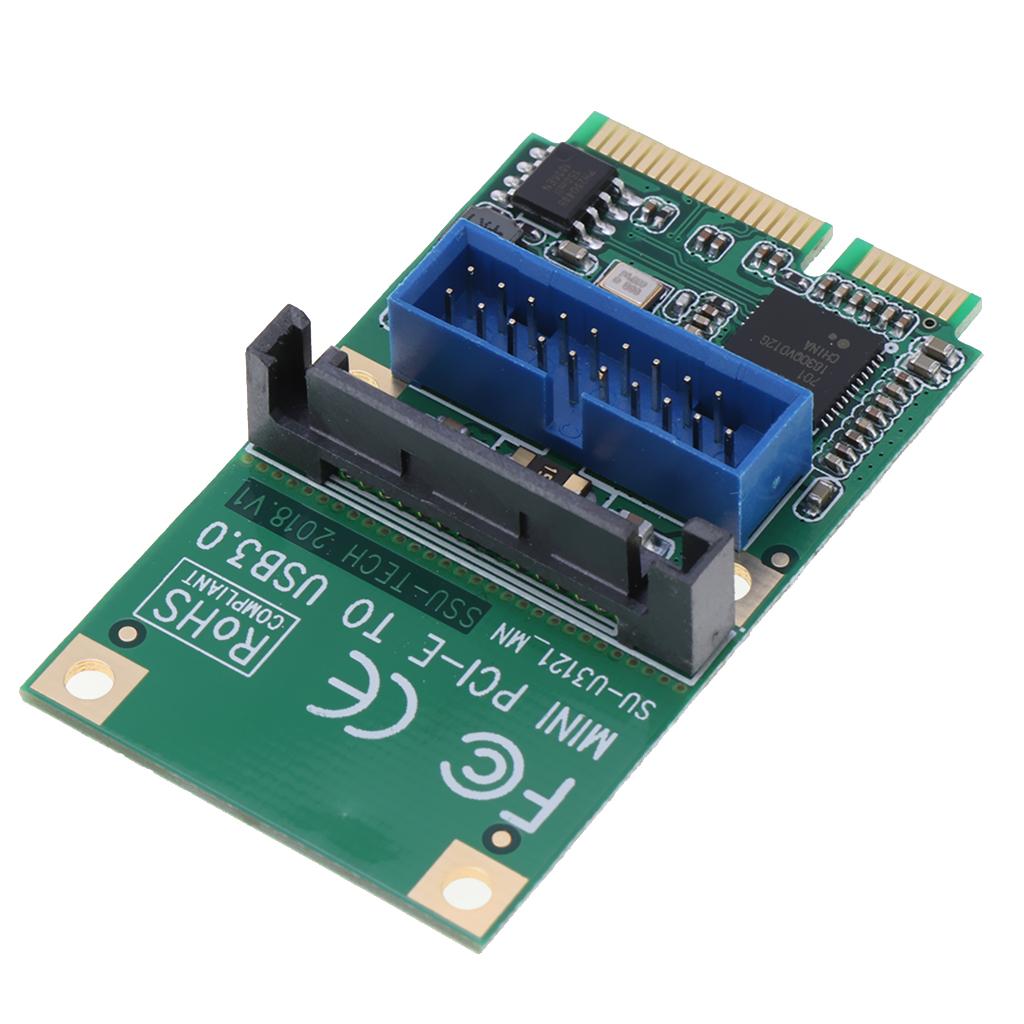 19/20-Pin USB 3.0 Interfaces Mini PCI Express to USB Expansion Card Adapter