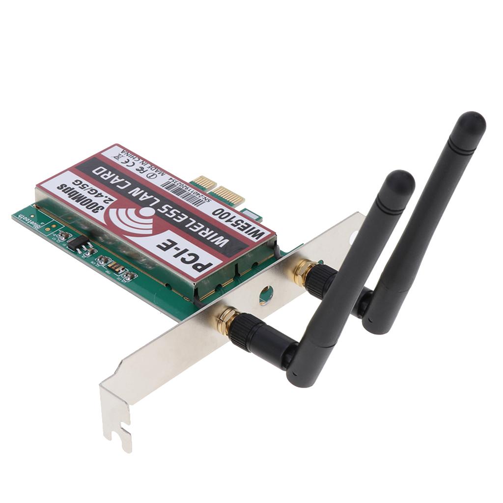 300Mbps WIFI WLAN Card PCI-E Network Card LAN Desktop Network Adapter