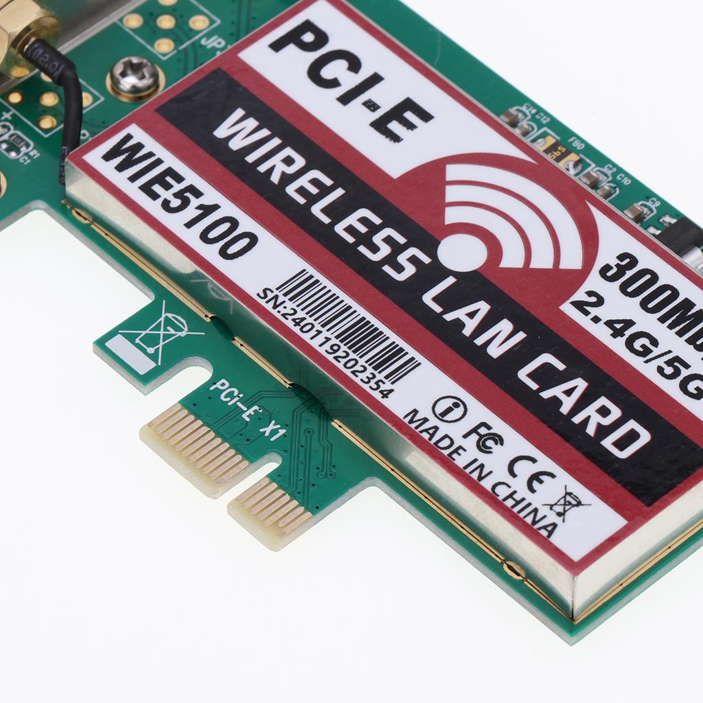 300Mbps WIFI WLAN Card PCI-E Network Card LAN Desktop Network Adapter