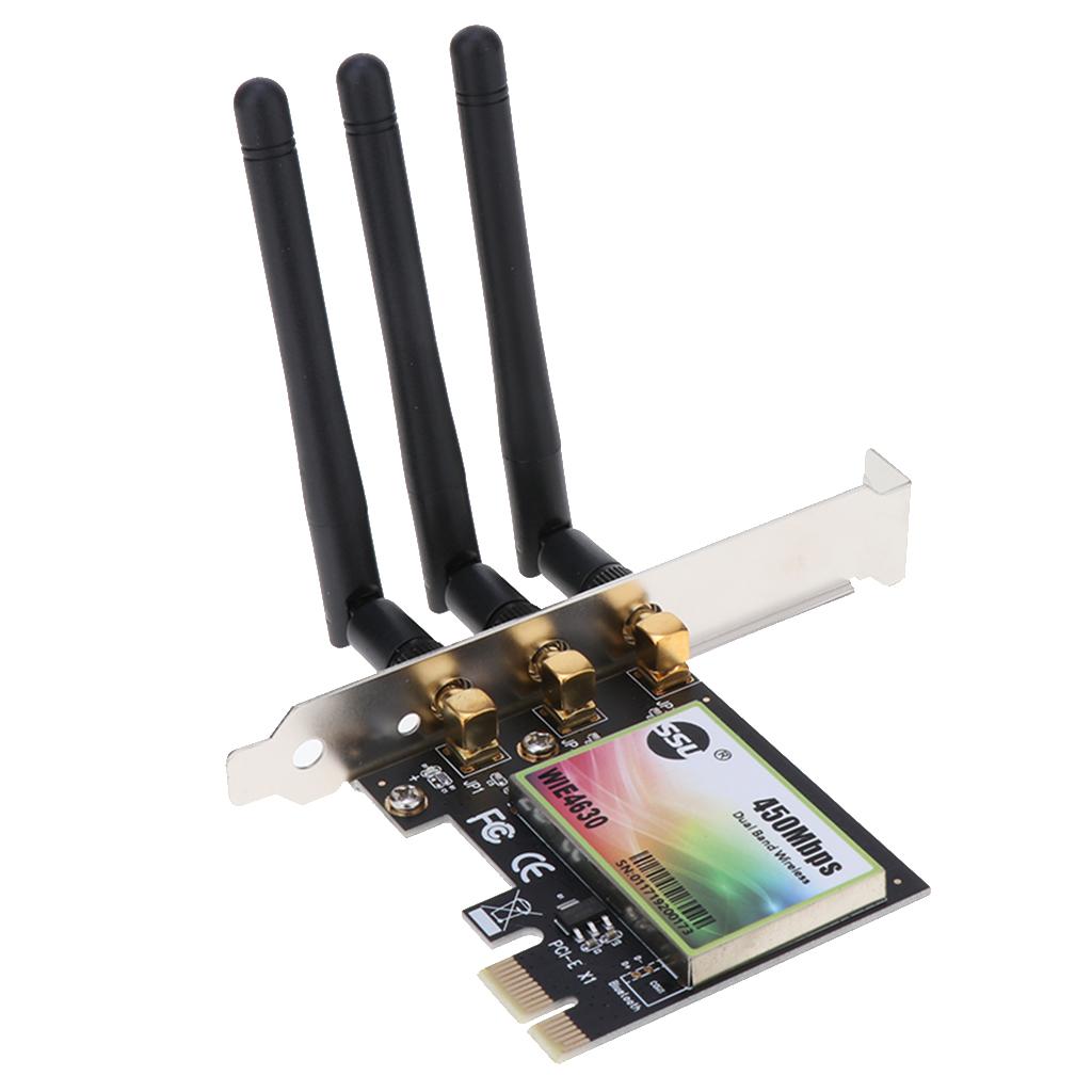 WIFI WLAN Card PCI-E Network Card LAN Desktop WIFI WLAN Card Network Adapter