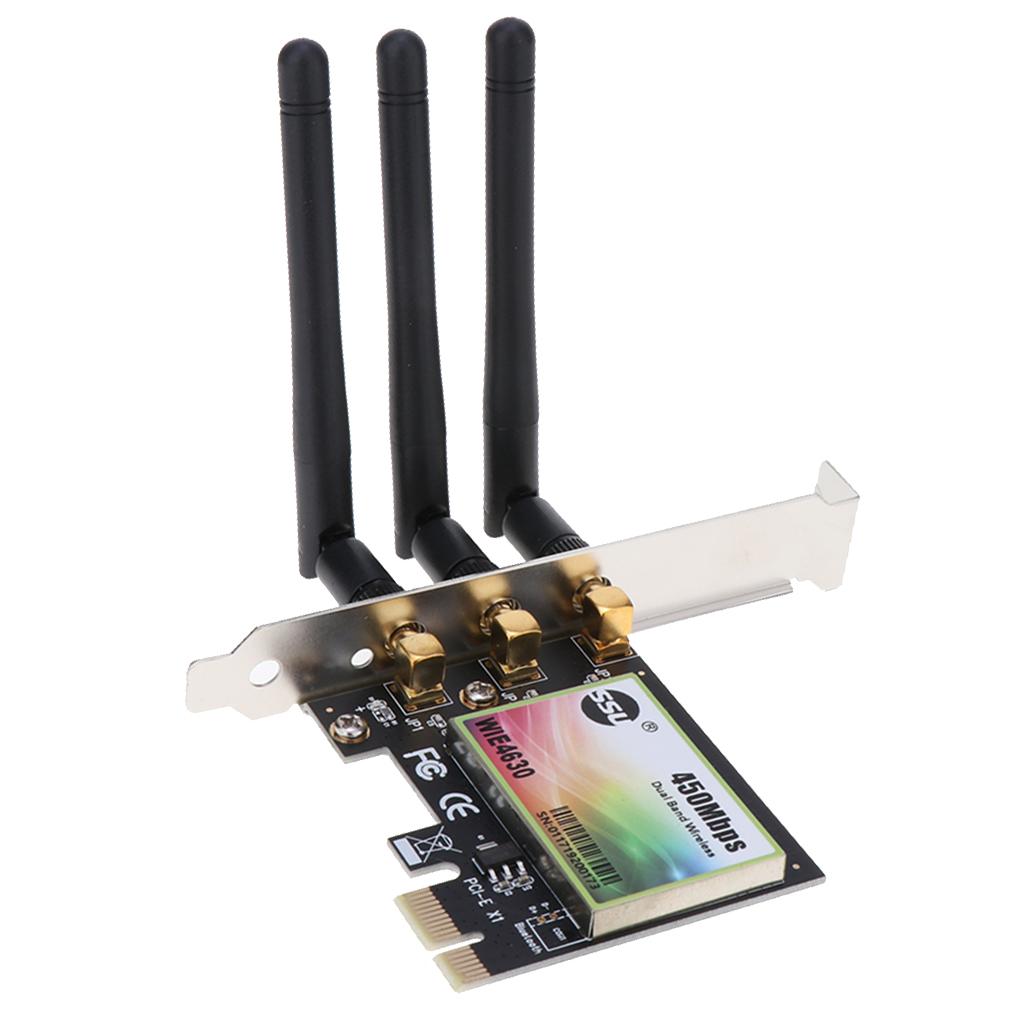 WIFI WLAN Card PCI-E Network Card LAN Desktop WIFI WLAN Card Network Adapter