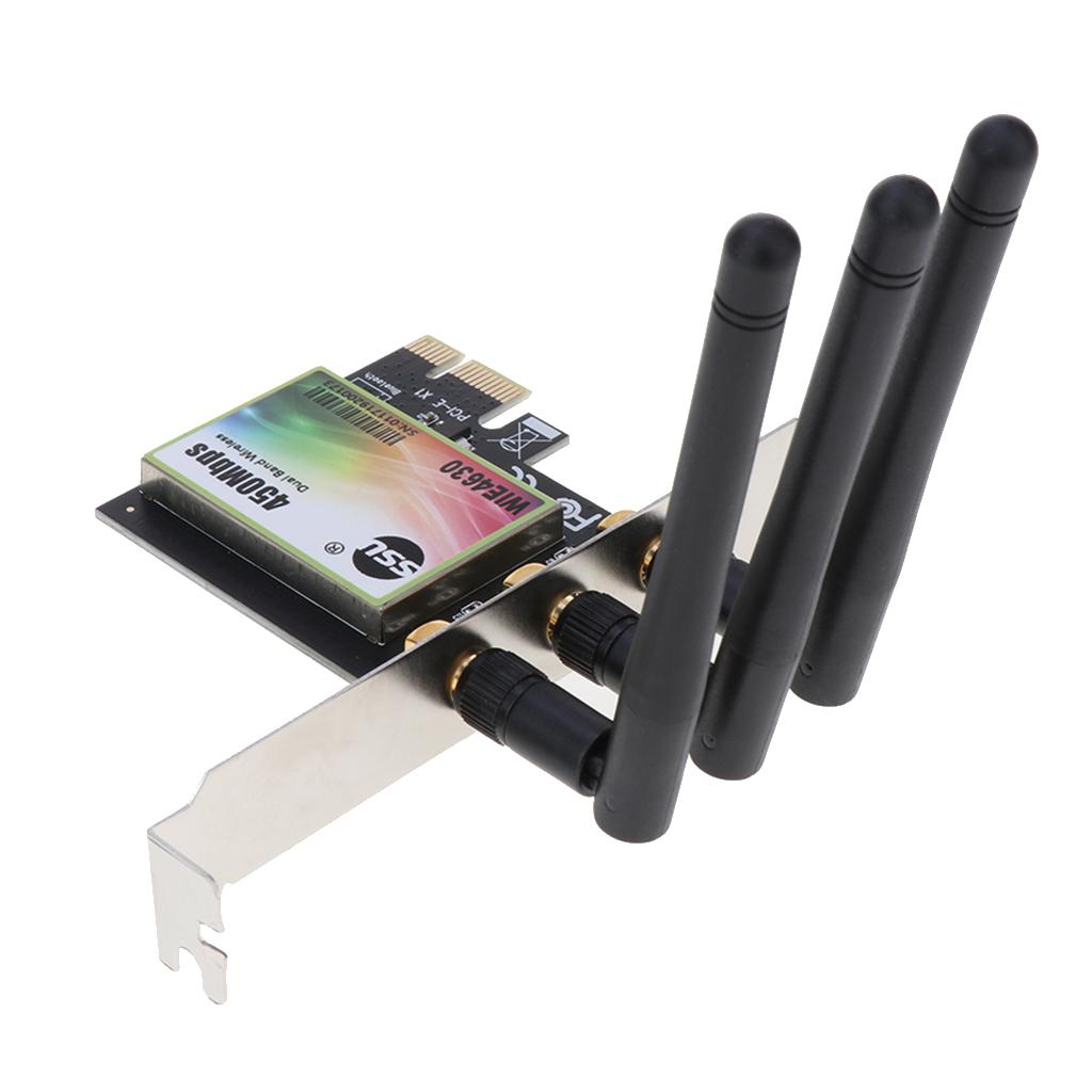 WIFI WLAN Card PCI-E Network Card LAN Desktop WIFI WLAN Card Network Adapter