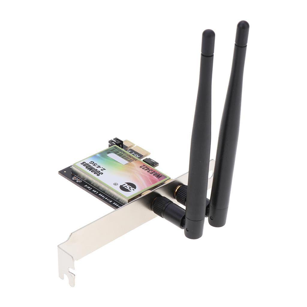 PCI-E Wireless Network Adapter LAN Card 2.4G/5G 300Mbps