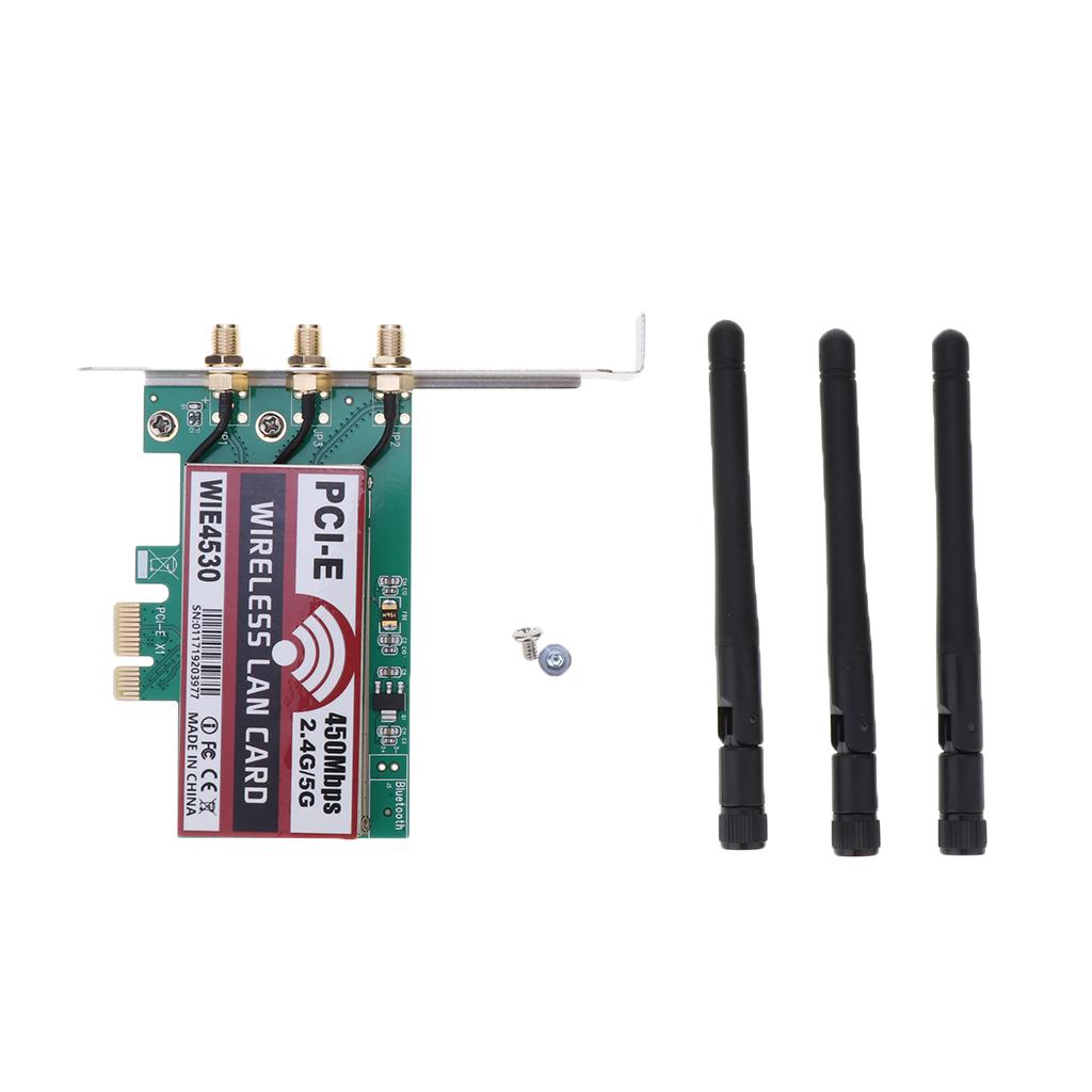 WIFI WLAN Card PCI-E Network Card Desktop 450Mbps Network Adapter