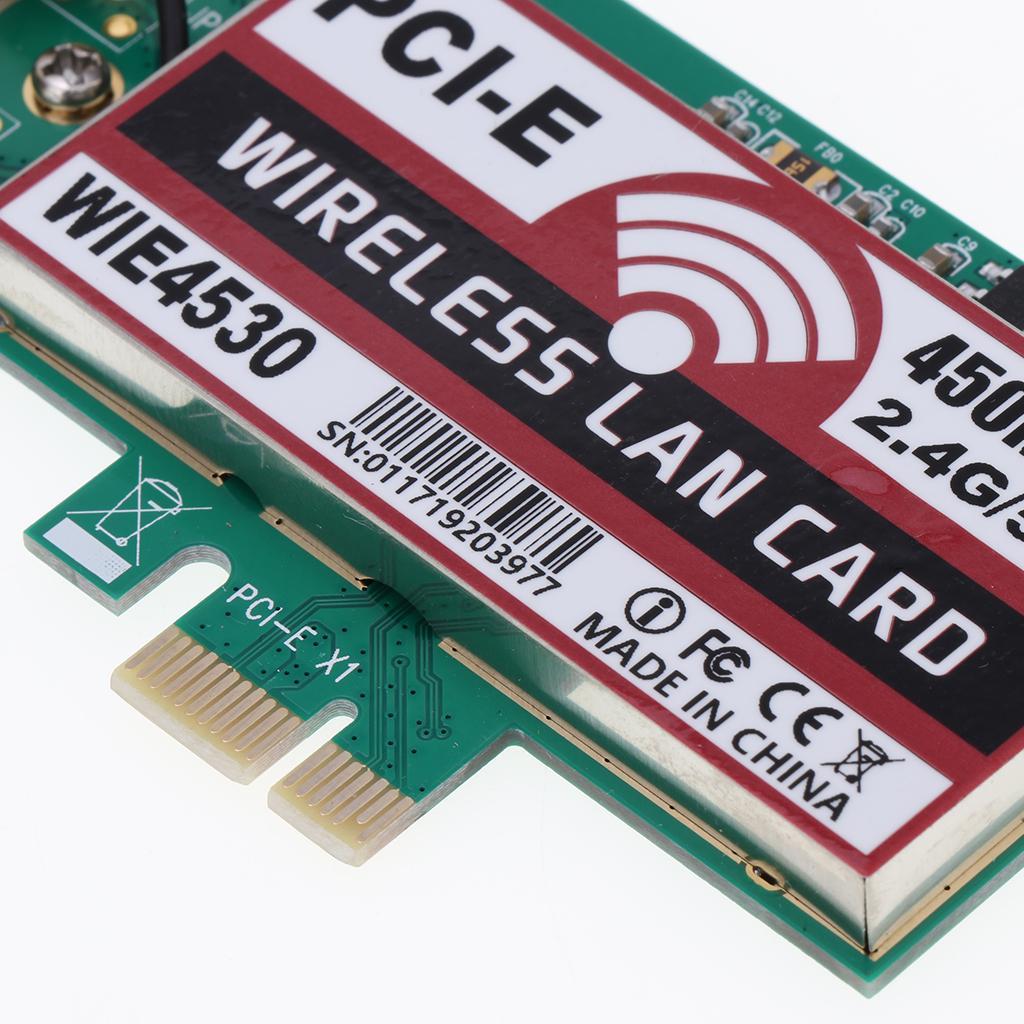 WIFI WLAN Card PCI-E Network Card Desktop 450Mbps Network Adapter