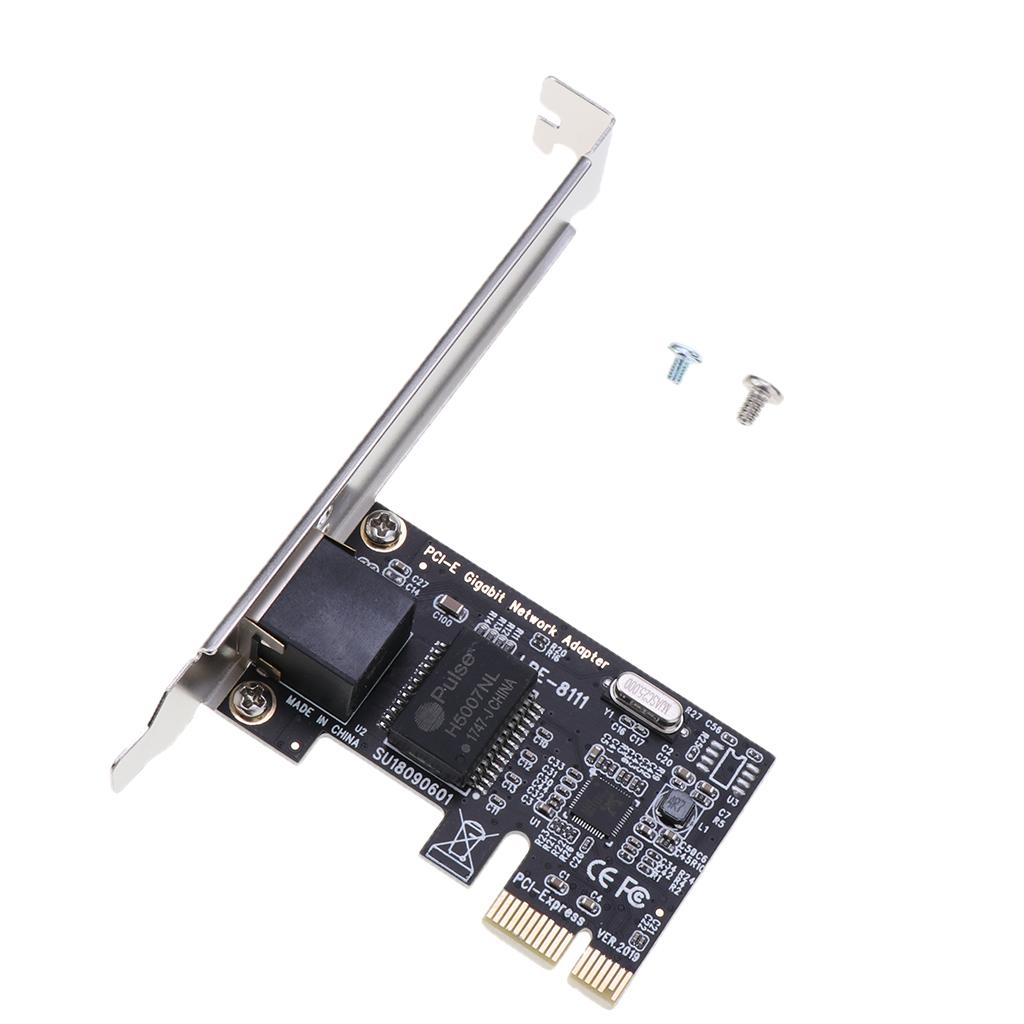 Single Port Gigabit Ethernet NIC PCI E Network Adapter Card for Computer