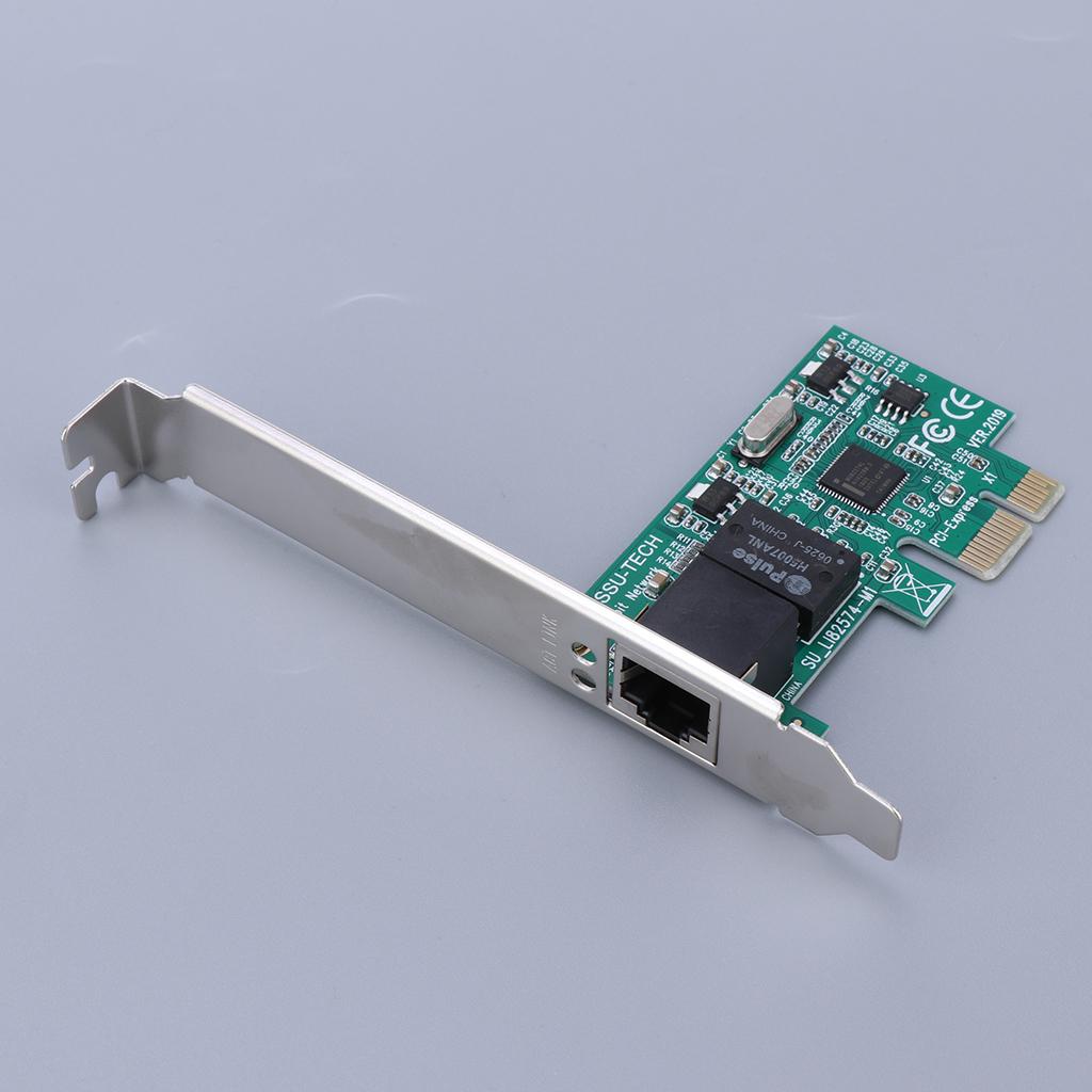 Single Port Gigabit Ethernet NIC PCI E Network Adapter Card for PC