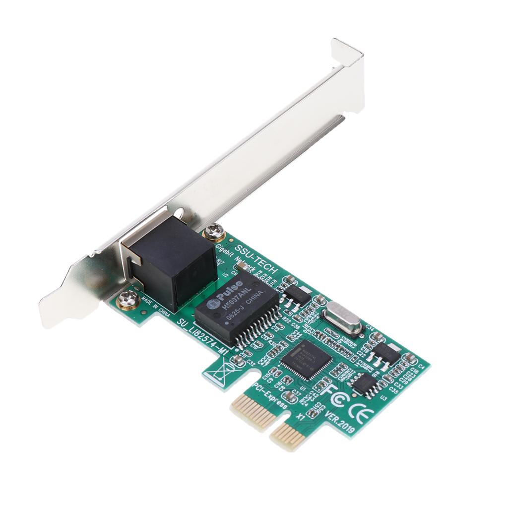 Single Port Gigabit Ethernet NIC PCI E Network Adapter Card for PC