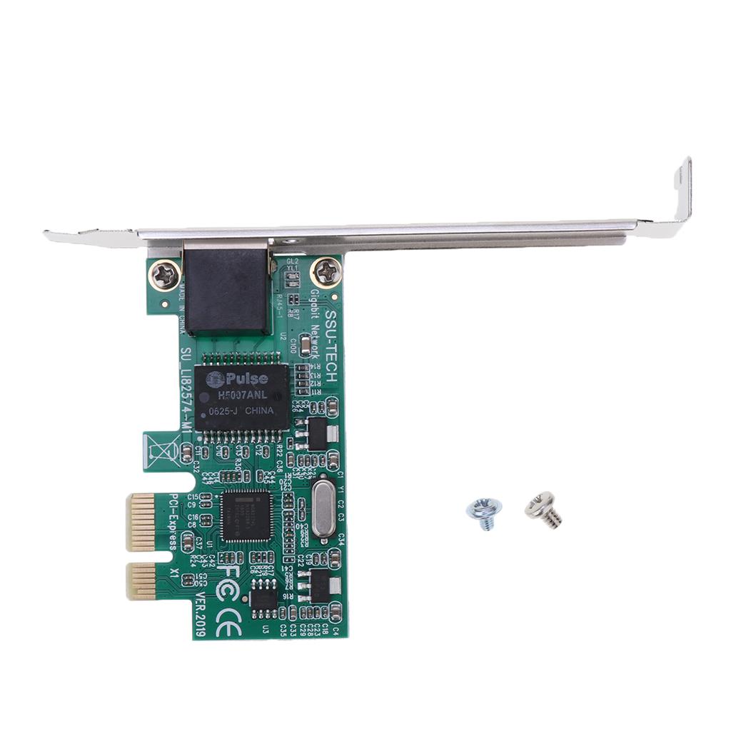 Single Port Gigabit Ethernet NIC PCI E Network Adapter Card for PC