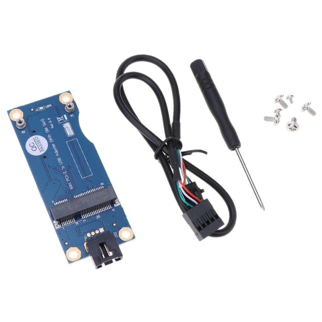 Mini PCIe Card to USB Adapter with SIM Slot for Module Tester