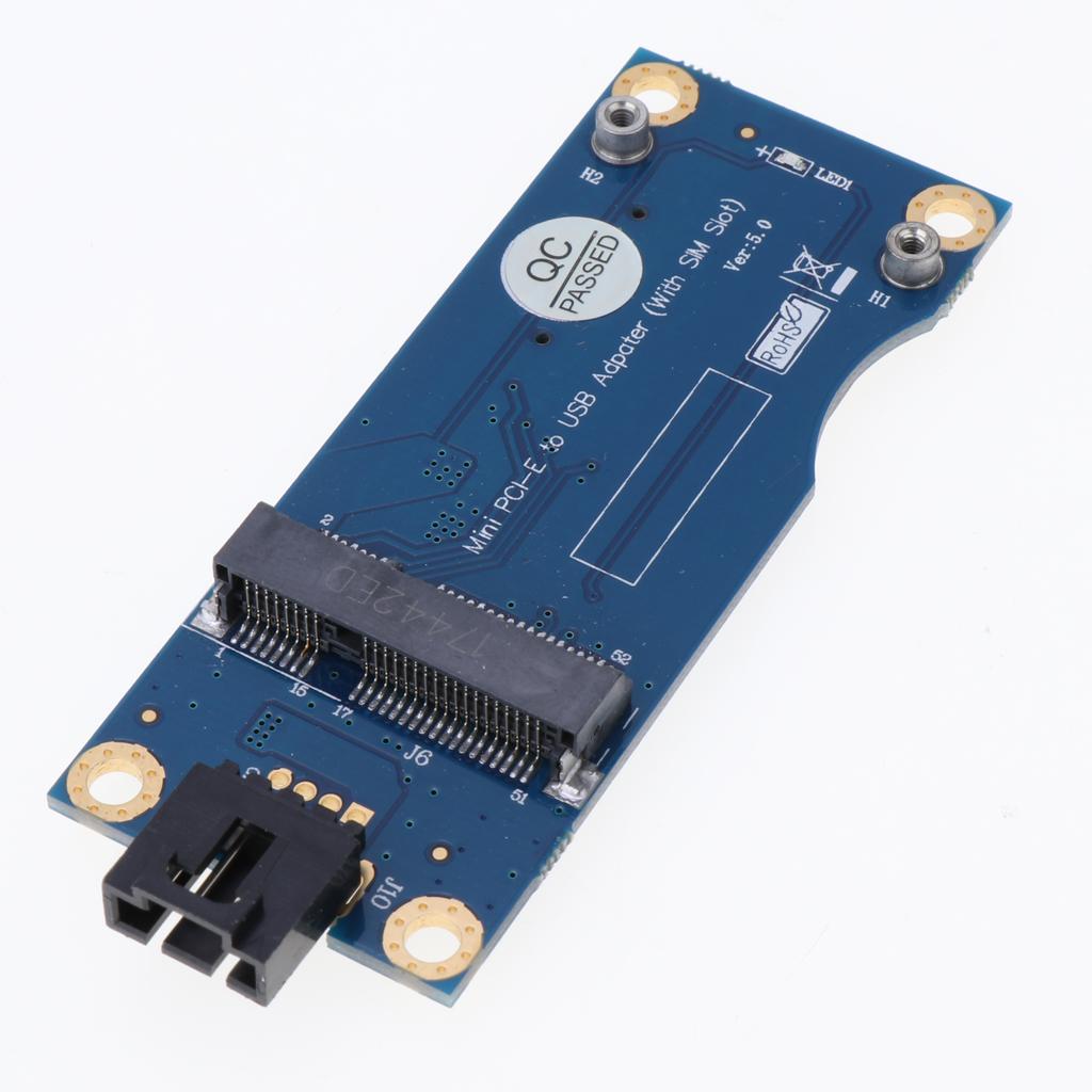 Mini PCIe Card to USB Adapter with SIM Slot for Module Tester