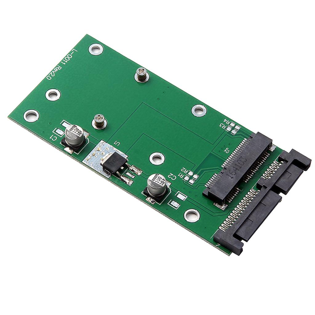 Mini PCI-E mSATA SSD to 2.5 inch SATA Adapter Converter Card Module