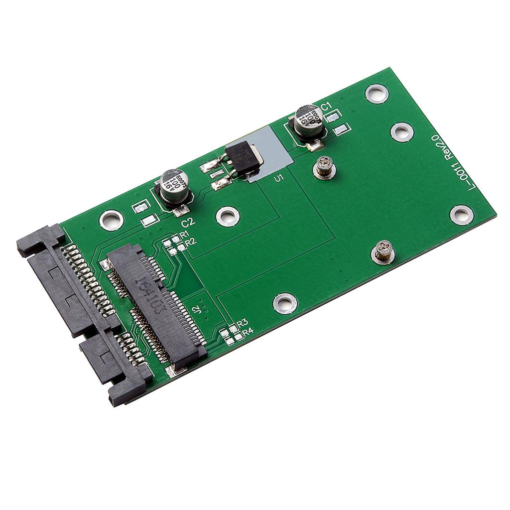 Mini PCI-E mSATA SSD to 2.5 inch SATA Adapter Converter Card Module