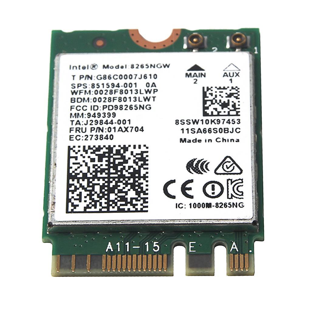 Dual Band AC 8265 8265NGW NGFF 1.73Gbps Bluetooth 4.2 M.2 Card