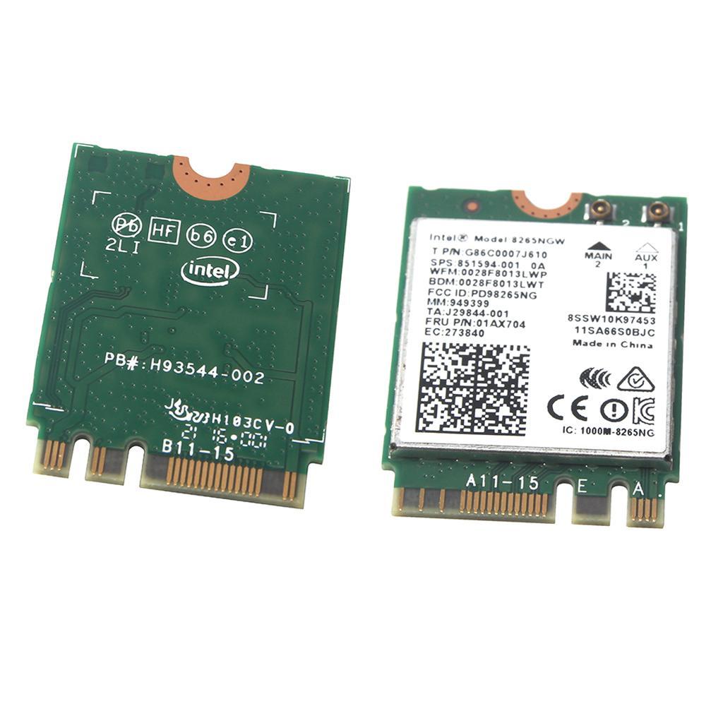 Dual Band AC 8265 8265NGW NGFF 1.73Gbps Bluetooth 4.2 M.2 Card