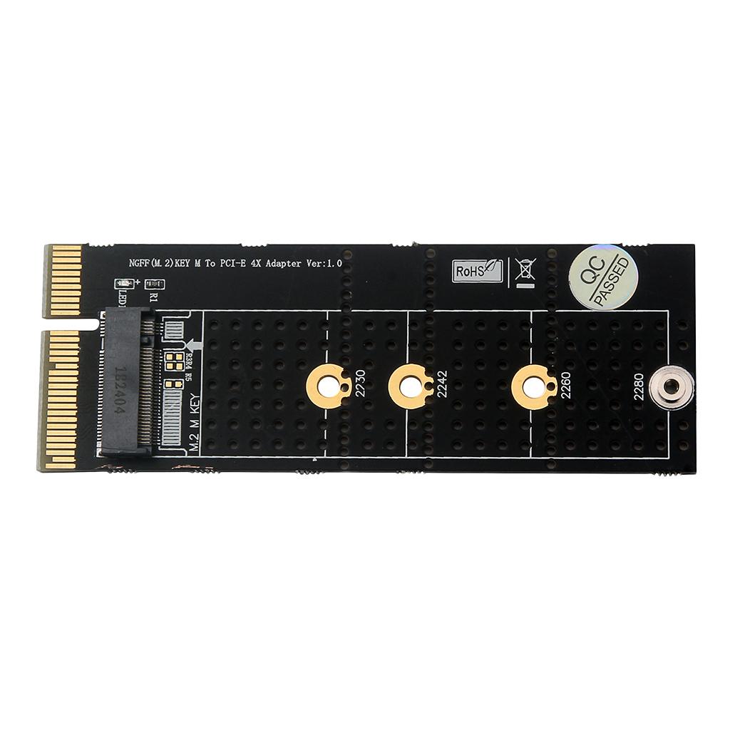 M.2 NVME SSD NGFF to PCI-E X4 Adapter M Key Interface Card Adapter