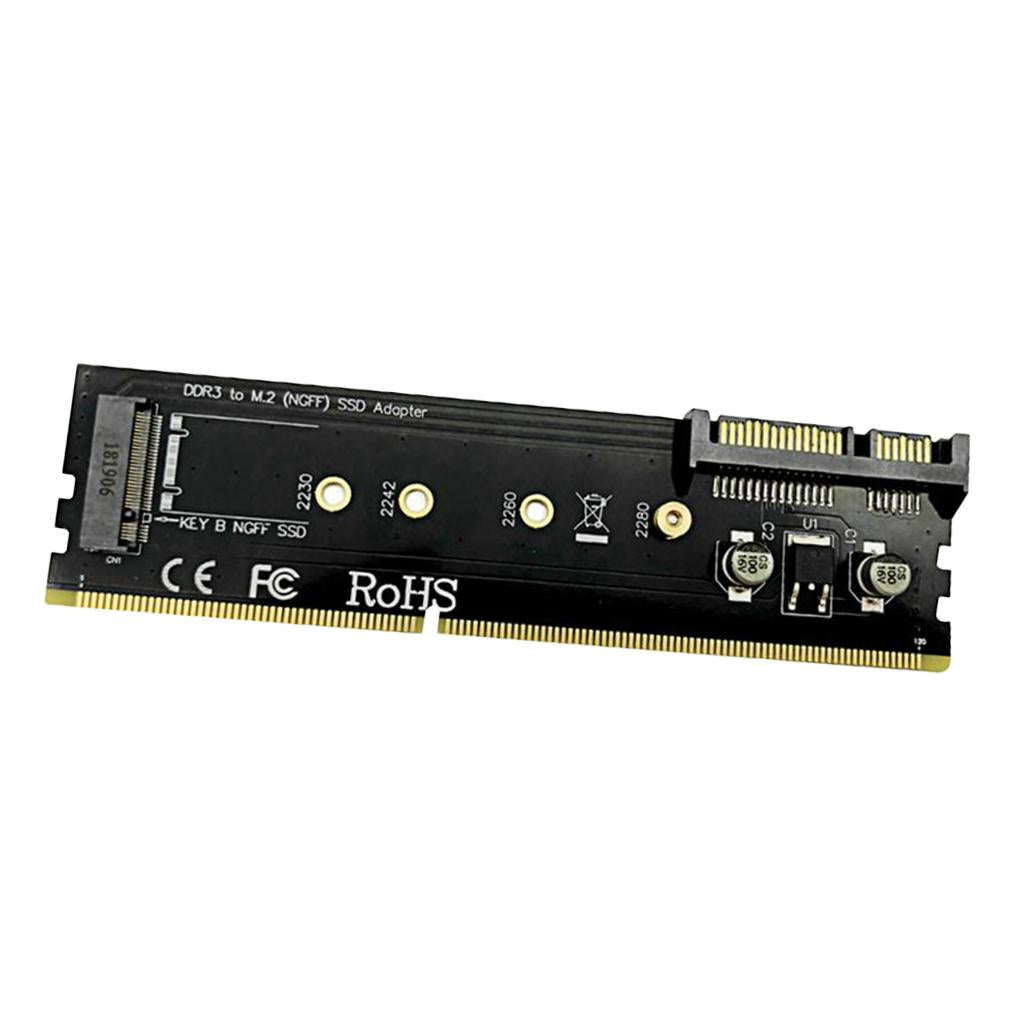 SATA DDR3 to M.2 (NGFF) Key B SSD Adapter Expansion Card