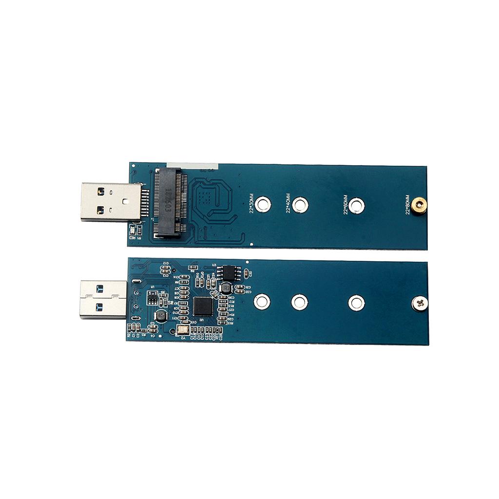 NGFF M.2 TO USB Adapter Card Solid State Hard Disk 3.0 Interface 5Gbps