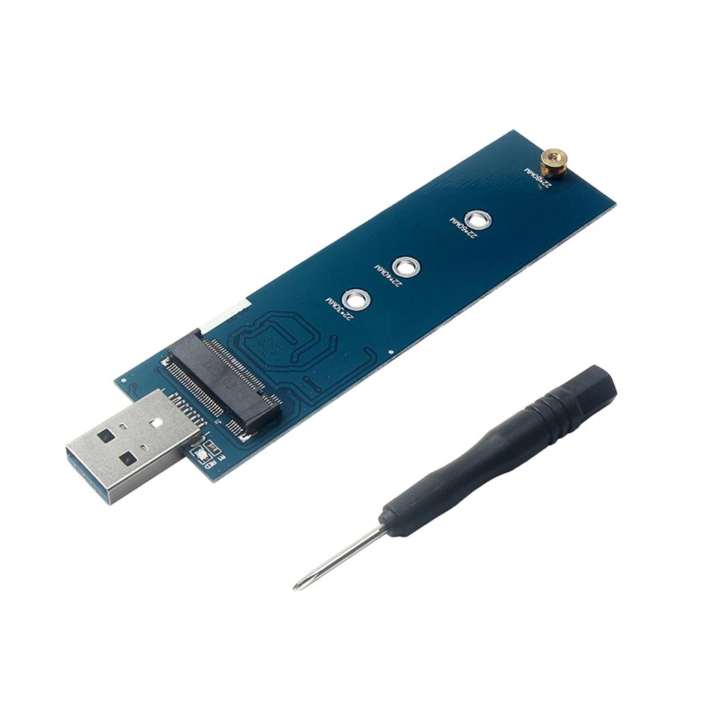 NGFF M.2 TO USB Adapter Card Solid State Hard Disk 3.0 Interface 5Gbps