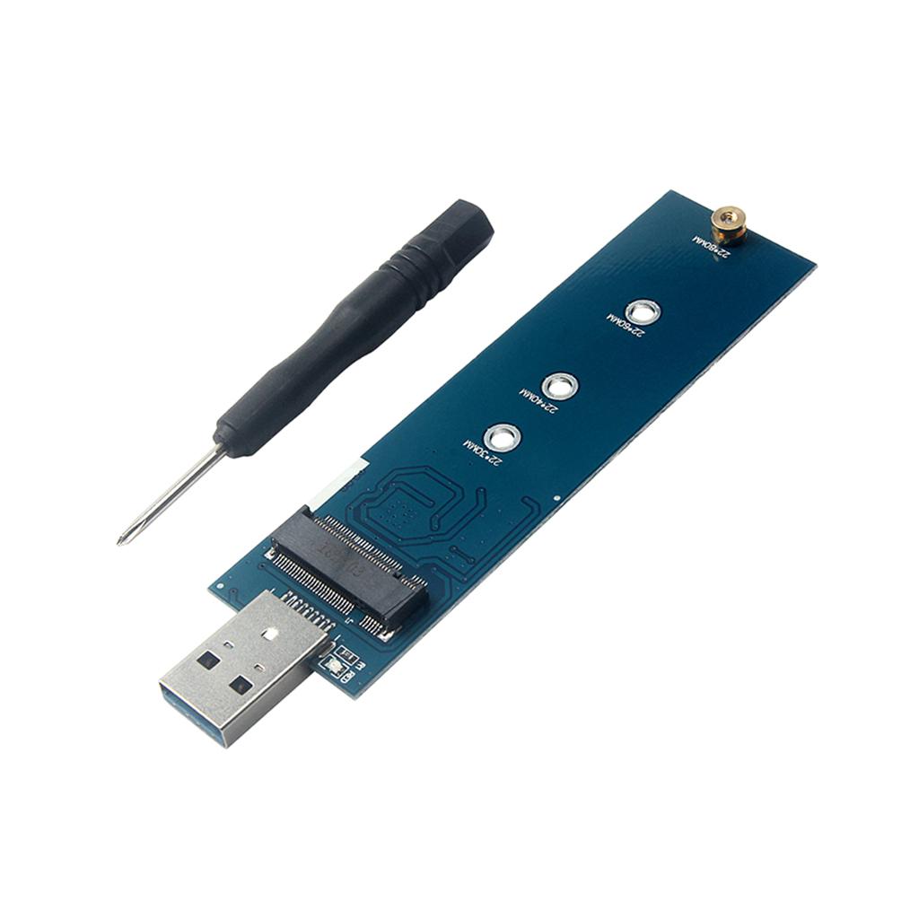 NGFF M.2 TO USB Adapter Card Solid State Hard Disk 3.0 Interface 5Gbps