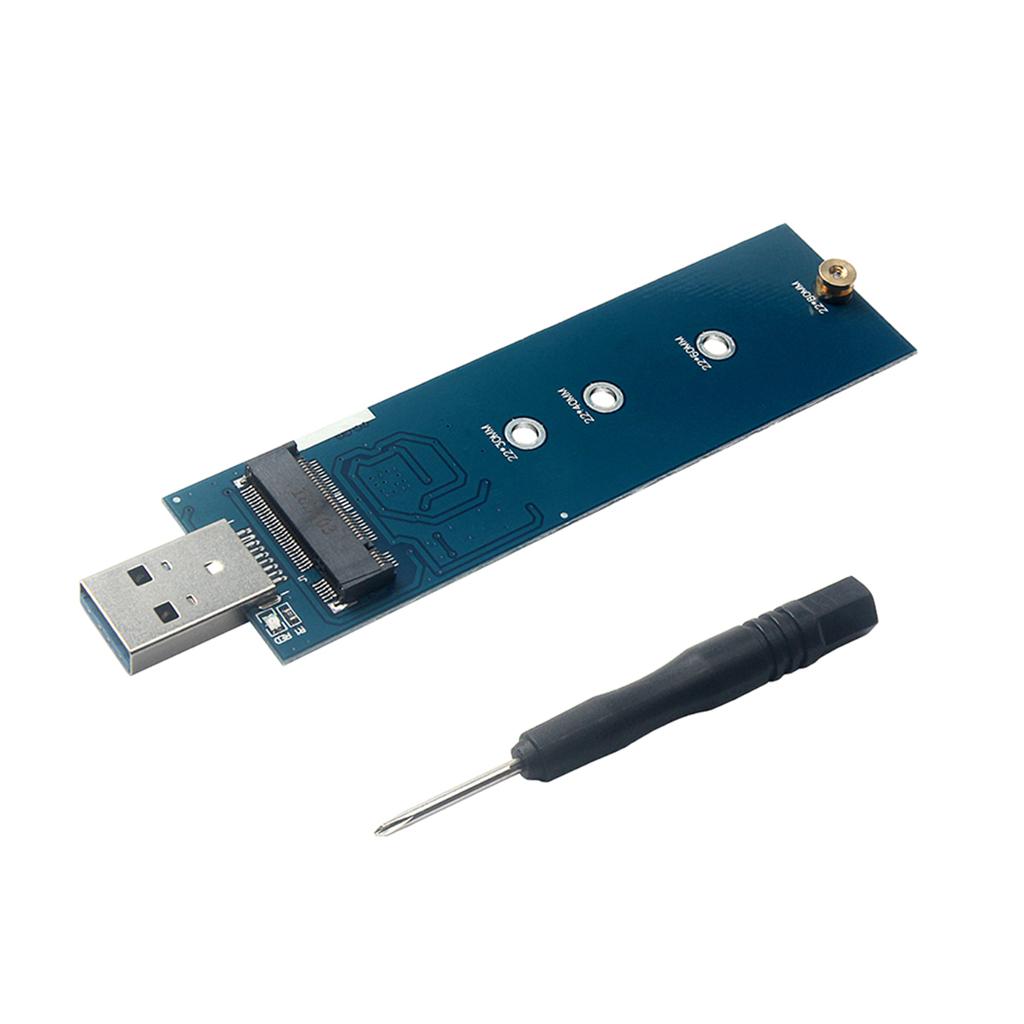 NGFF M.2 TO USB Adapter Card Solid State Hard Disk 3.0 Interface 5Gbps