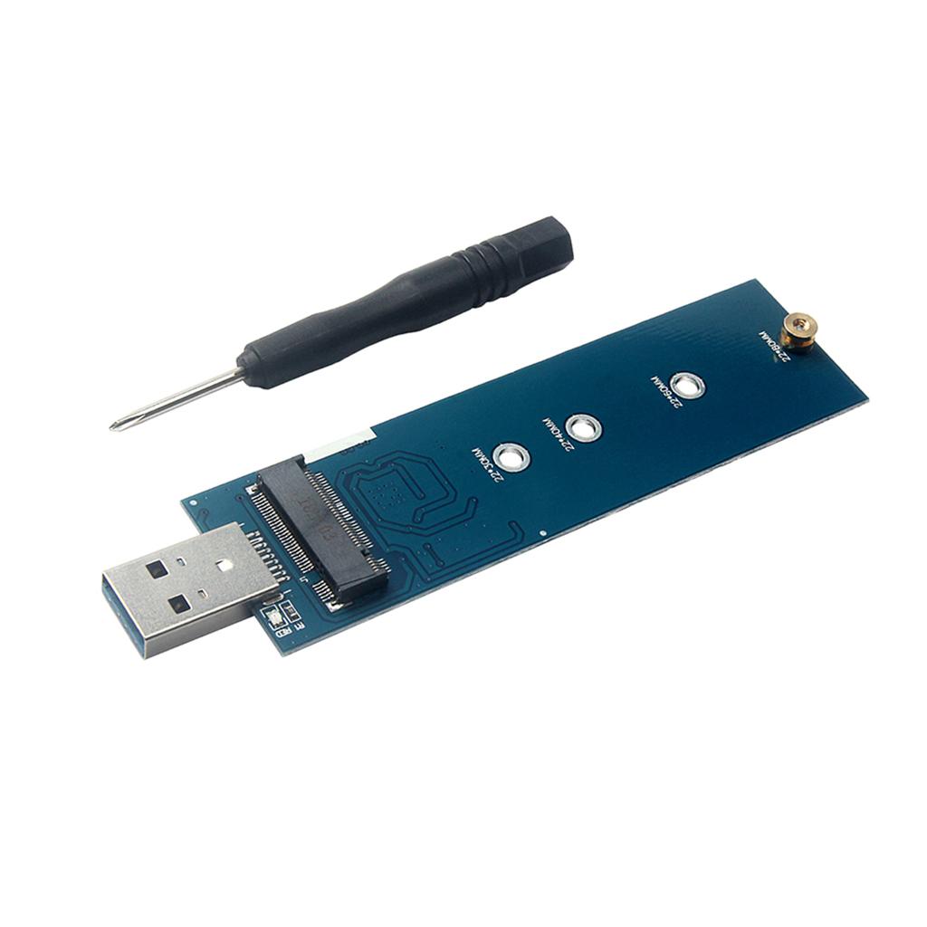 NGFF M.2 TO USB Adapter Card Solid State Hard Disk 3.0 Interface 5Gbps