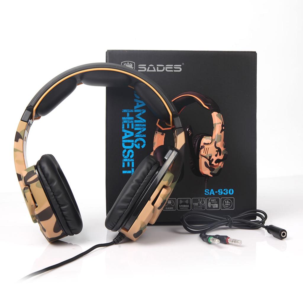 3.5mm Gaming Headsets with Microphone Anti-Noise for PS4 Laptop Camouflage