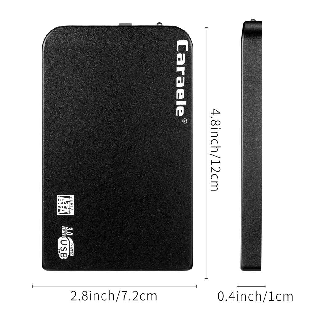 USB3.0 2.5 SATA External Hard Drive Mobile Disk HD Enclosure Black 320GB