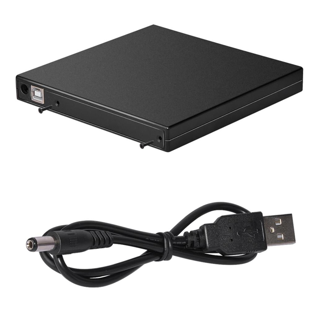 12.7mm USB 2.0 External DVD/CD-ROM Case Enclosure for Laptop Desktop PC