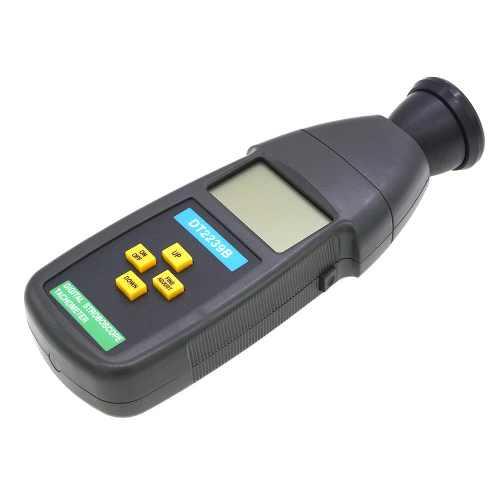 DT2239B Digital LCD Non-Contact Flash Stroboscope Tachometer 60~20000RPM