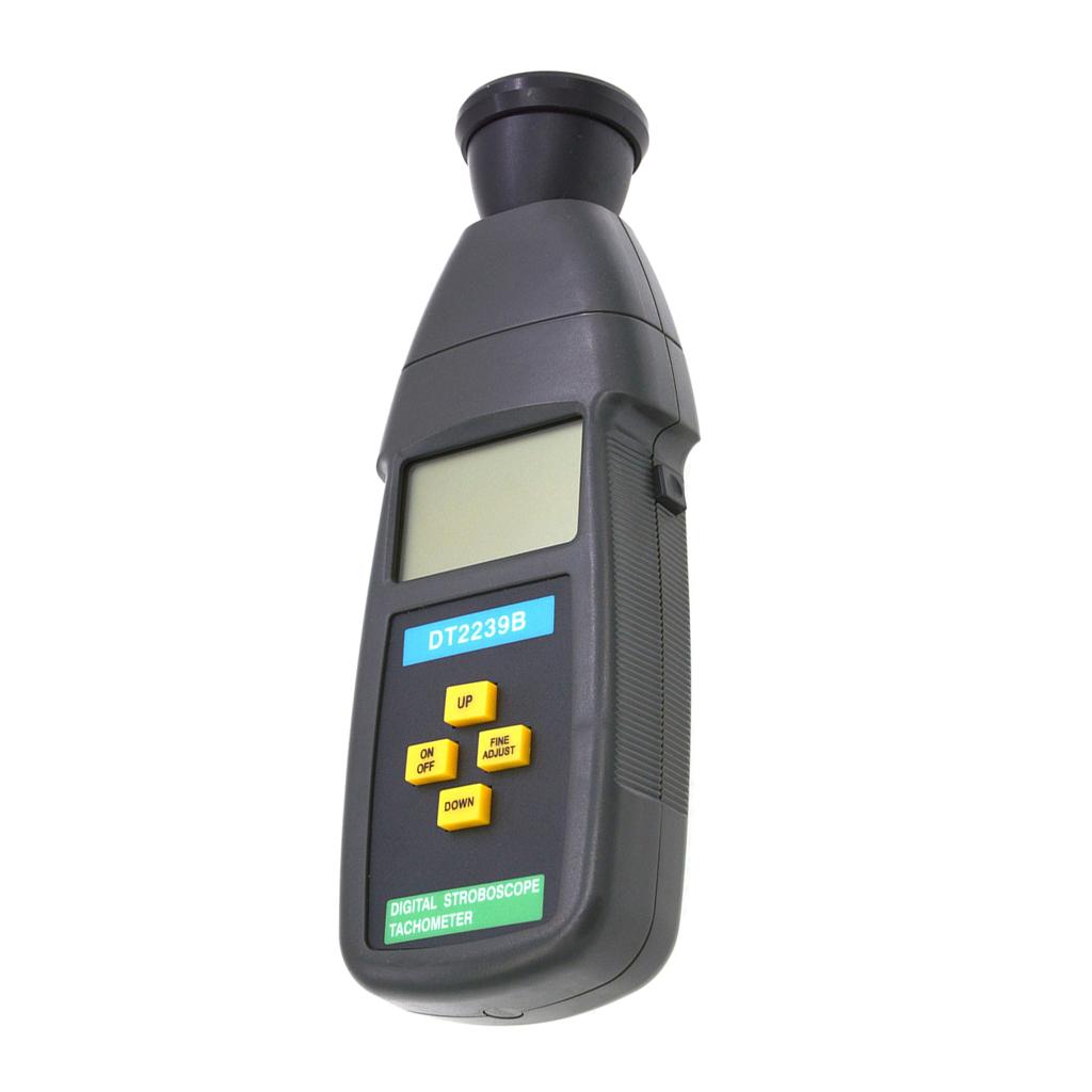 DT2239B Digital LCD Non-Contact Flash Stroboscope Tachometer 60~20000RPM