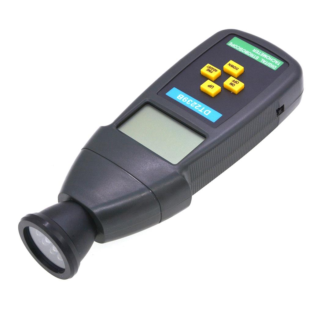 DT2239B Digital LCD Non-Contact Flash Stroboscope Tachometer 60~20000RPM