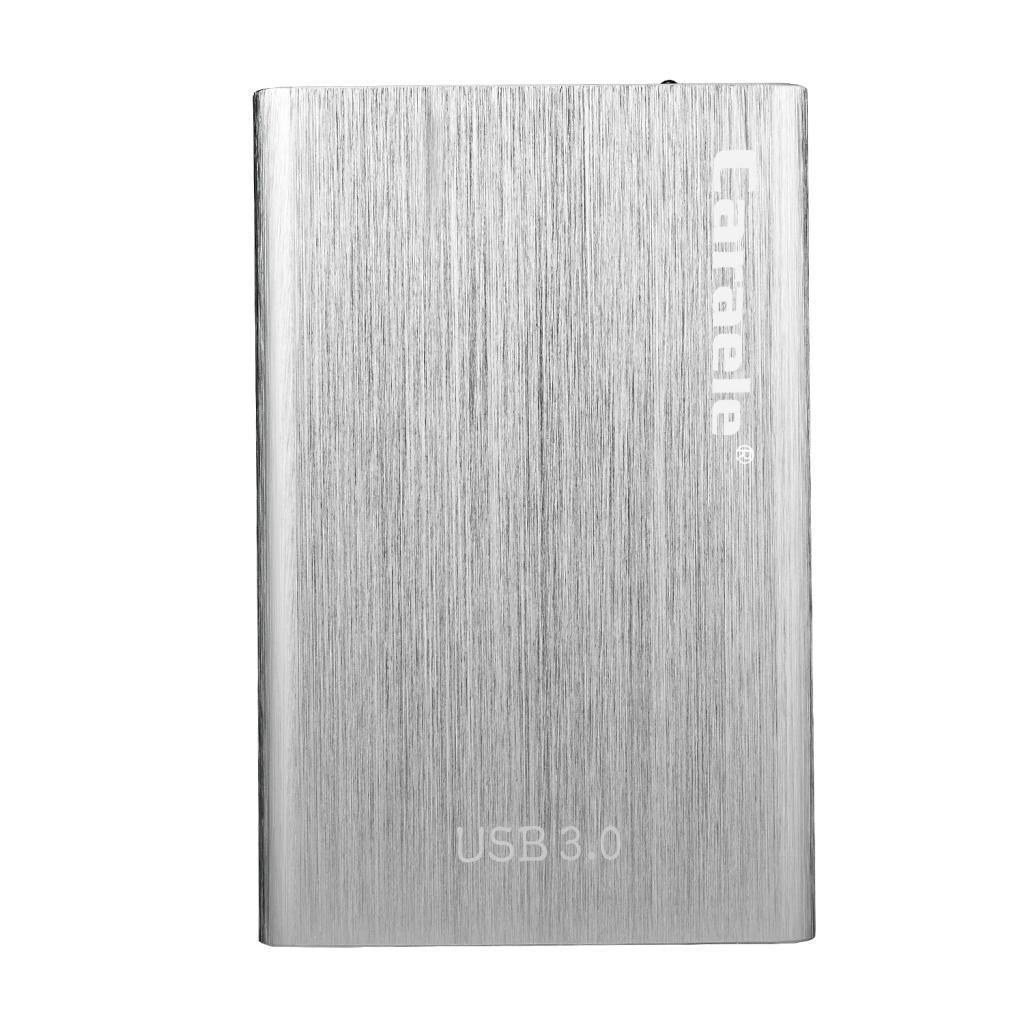 External HDD Hard Disk Drive Portable Drive Silver 500GB