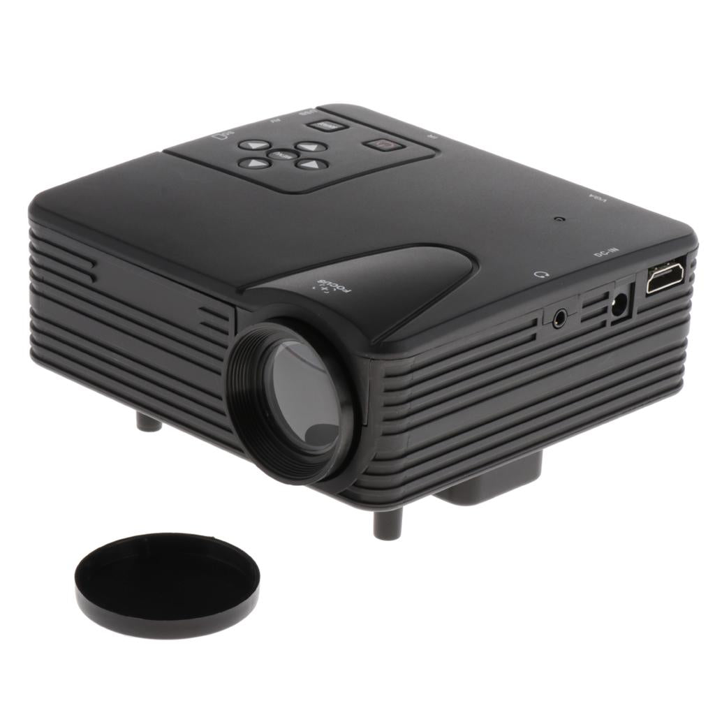 Portable H80 Mini Supports FHD 1080P LED Projector Video Home Theater