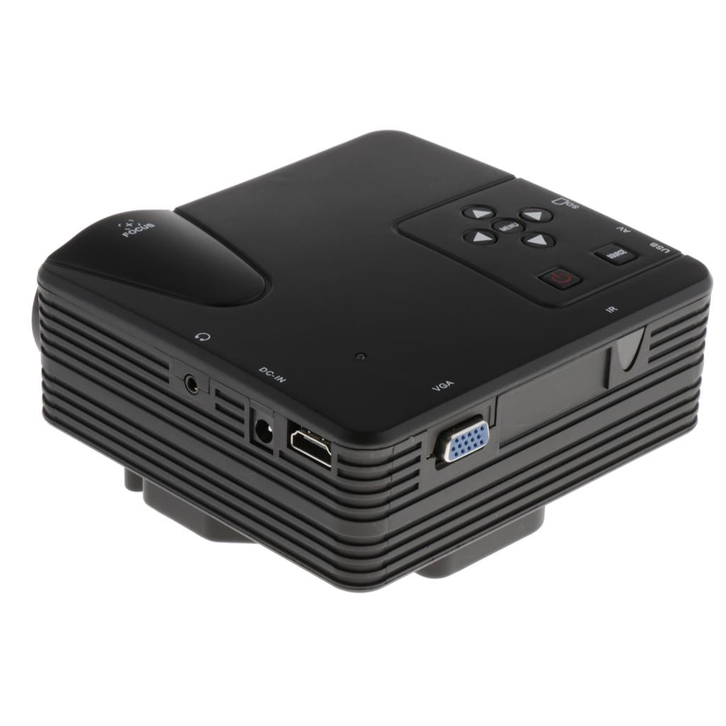 Portable H80 Mini Supports FHD 1080P LED Projector Video Home Theater