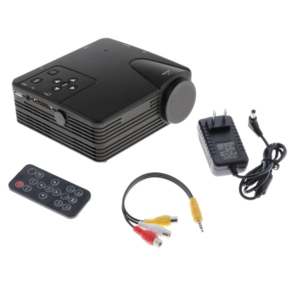 Portable H80 Mini Supports FHD 1080P LED Projector Video Home Theater