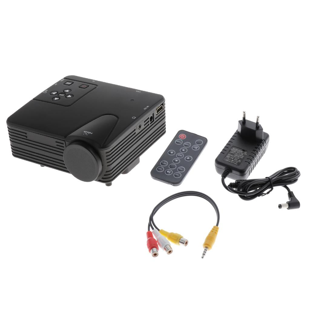 H80 Mini Portable Supports FHD 1080P LED Projector Video Home Theater