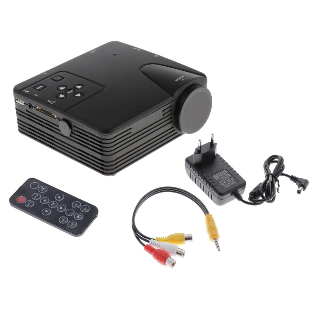 H80 Mini Portable Supports FHD 1080P LED Projector Video Home Theater