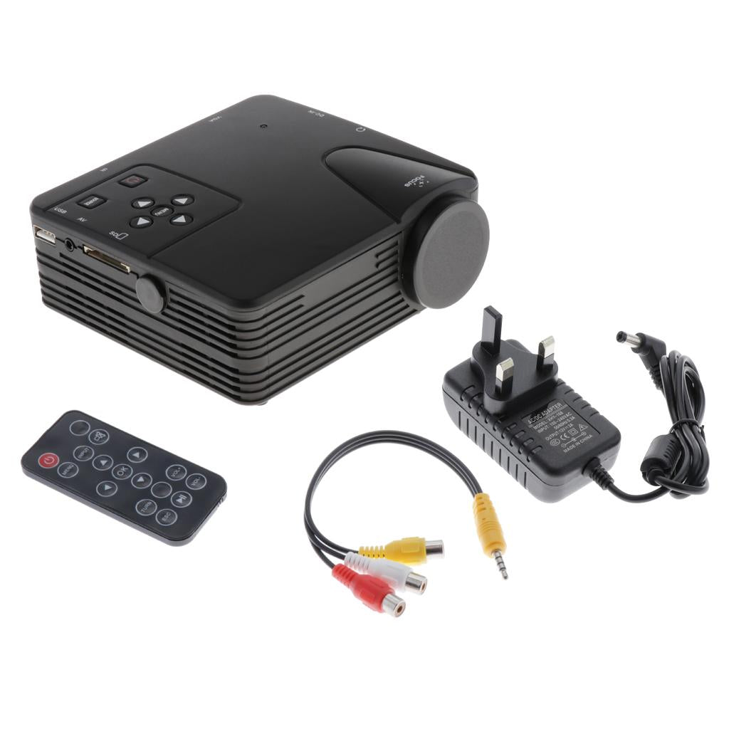 H80 Mini Portable Supports Full HD 1080P LED Projector Video Home Theater