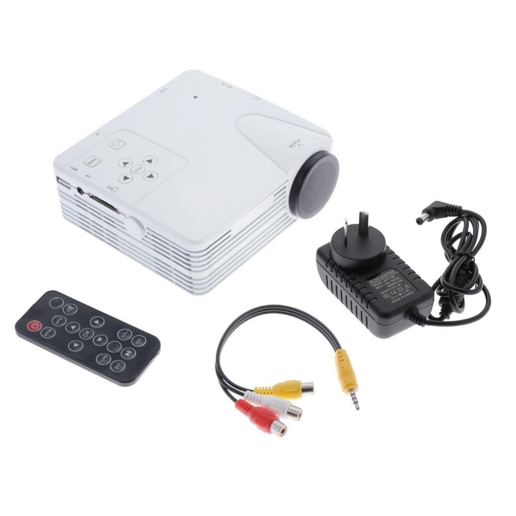 H80 Portable 640x480 Pixels Support Full HD 1080P AU Home Theater Projector