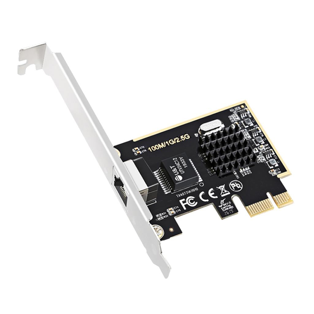 Single RJ45 Port PCI Express Wired Network Lan NIC Card for Deaktop Win10