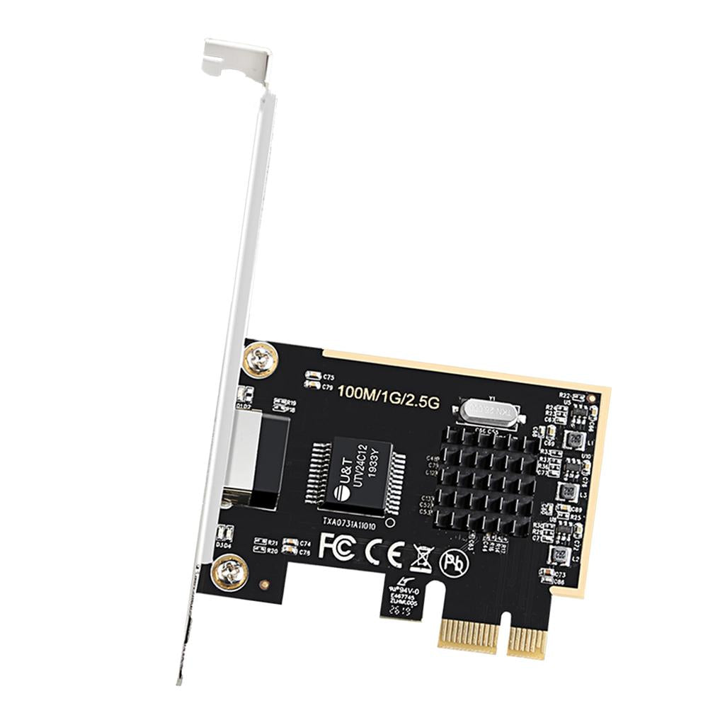 Single RJ45 Port PCI Express Wired Network Lan NIC Card for Deaktop Win10