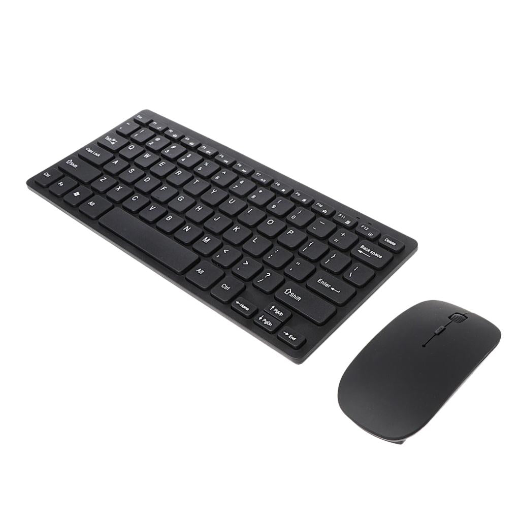 USB Wireless Cordless 2.4GHZ Keyboard & Mouse Combo Kit Set for PC Laptop