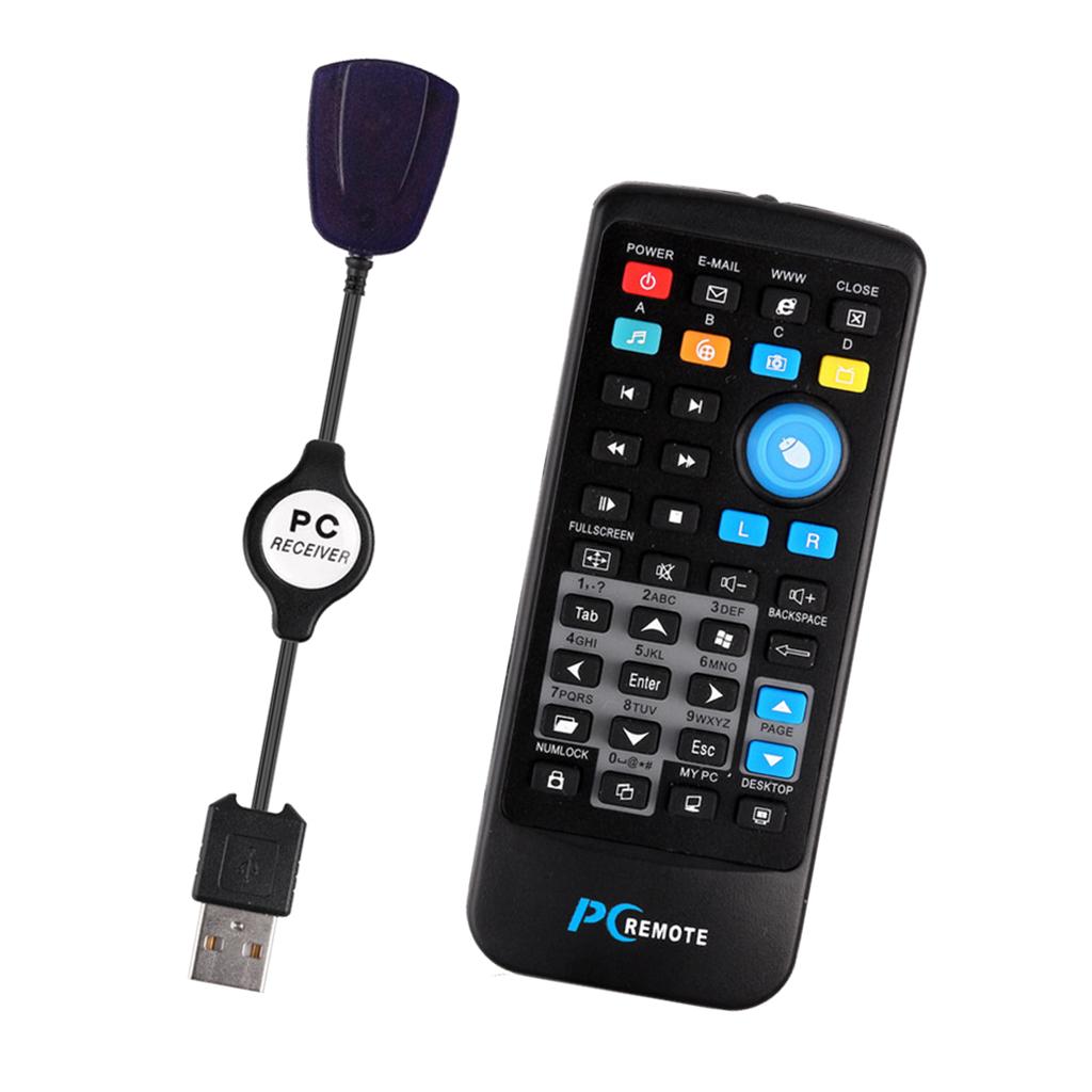 Media IR Remote Control Controller Receiver For Loptop PC Windows 7 10 Vista