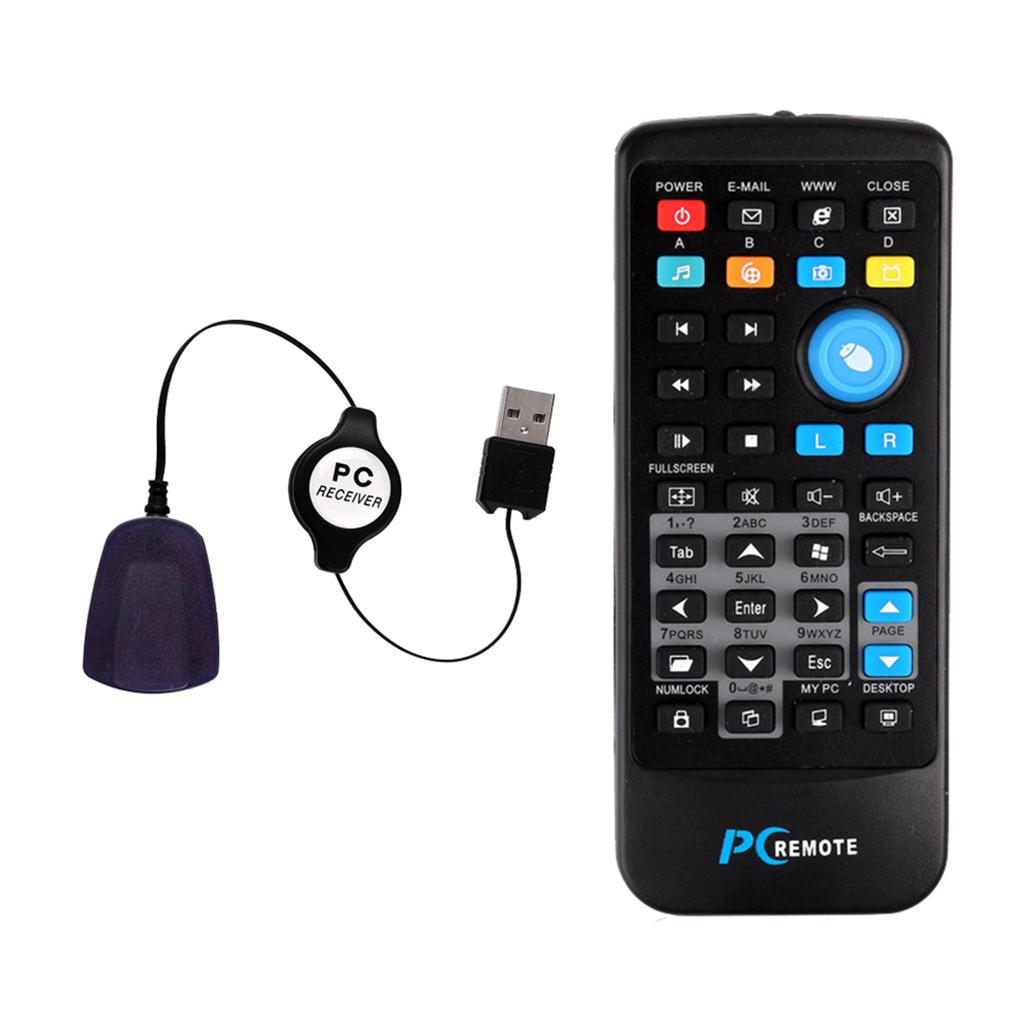 Media IR Remote Control Controller Receiver For Loptop PC Windows 7 10 Vista