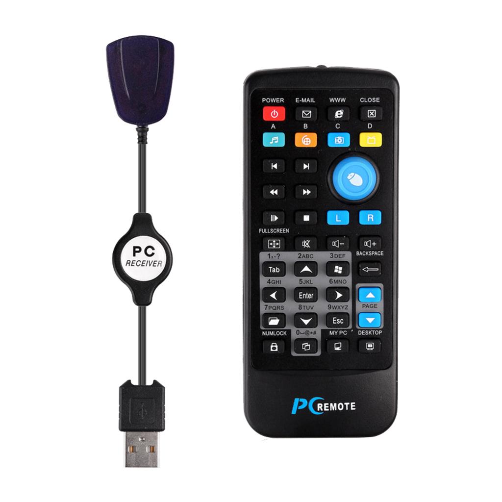 Media IR Remote Control Controller Receiver For Loptop PC Windows 7 10 Vista