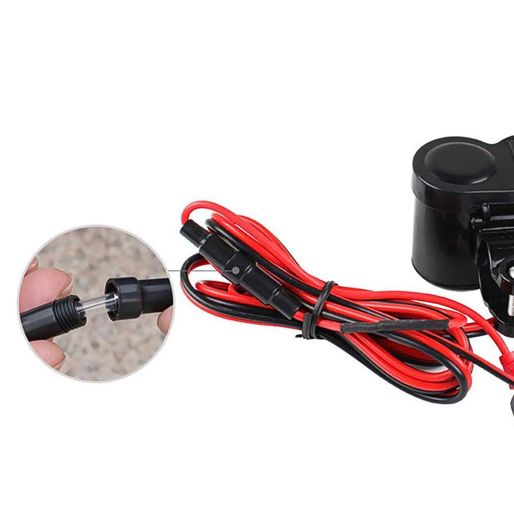 12V Car Motorcycle Waterproof Cigarette Lighter USB Power Outlet Electrical