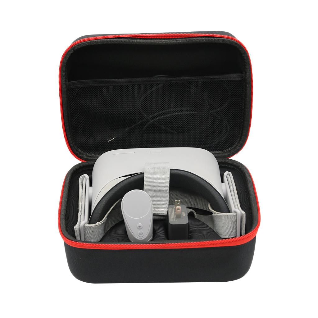VR Gaming Headset Storage Bag Box Travel Case for Xiaomi VR Glasses Red