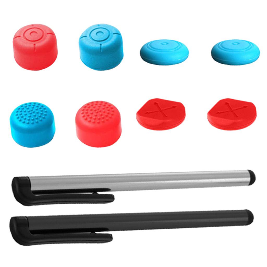 Universal Touch Screen Pen w/ Thumb Grips Cap Set for Nintendo Switch Lite