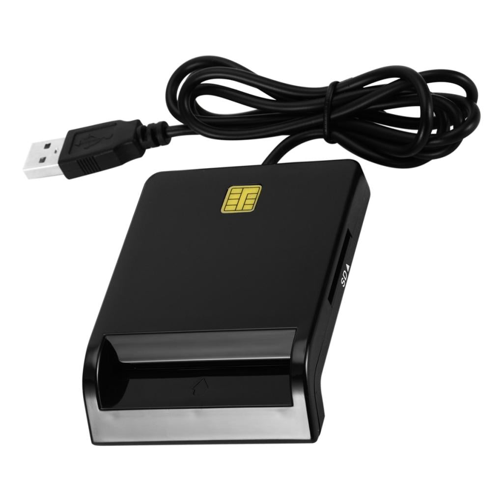 USB 2.0 Smart Card Reader CAC ID Bank Card Sim Card Cloner Connector